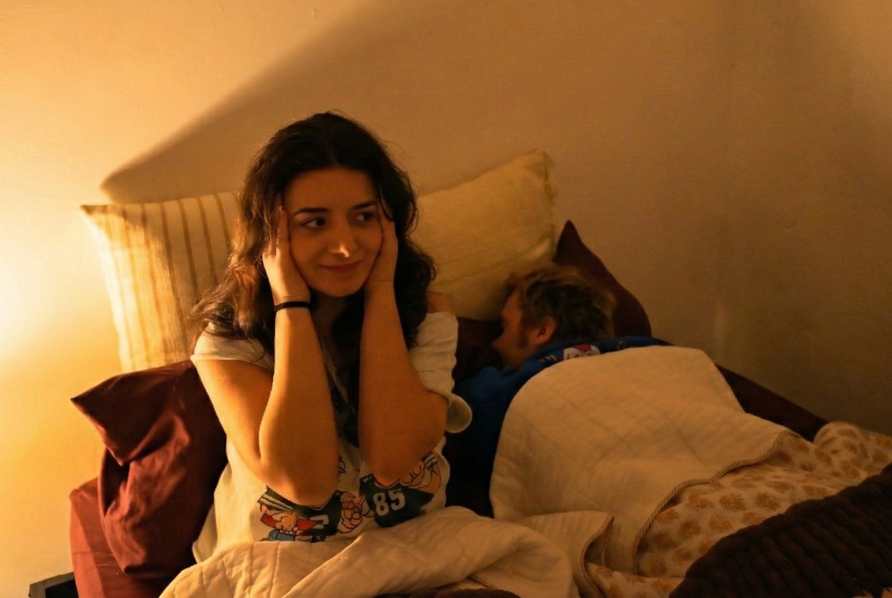 Frustrated with earbuds at night